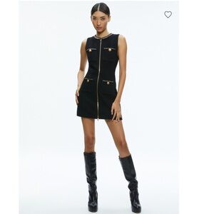 NWT Alice + Olivia Lacchan Tweed Minidress Size 0 sold out